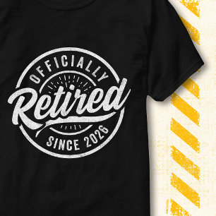 Retro-Vintage-Abzeichen Offiziell seit 2026 im Ruh T-Shirt