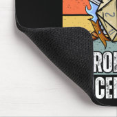Retro Vintage Adhdandd Roll Für Konzentration Lust Mousepad (Ecke)