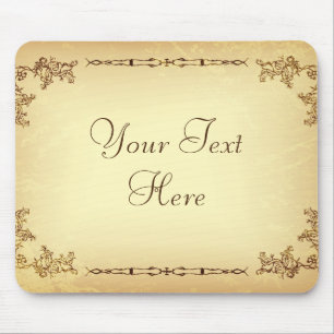 Retro-Vintage-Altpapier Mousepad