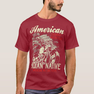 Retro Vintage amerikanische Motorrad indisch für a T-Shirt