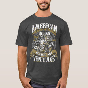 Retro Vintage amerikanische Motorrad indisch für a T-Shirt