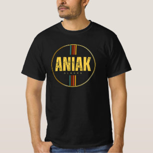 Retro Vintage Aniak City Alaska Staat 70er Jahre G T-Shirt