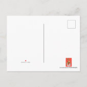 Retro Vintage Ankündigungspostkarte (Rückseite)