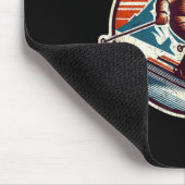 Retro Vintage Arapahoe Basin Skigebiet Winter Mousepad (Ecke)