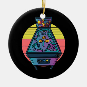 Retro-Vintage-Arcade-Geschenk für Männer oder Frau Keramik Ornament