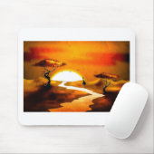 Retro Vintage Artgeschenke 13 Afrikas Mousepad (Mit Mouse)