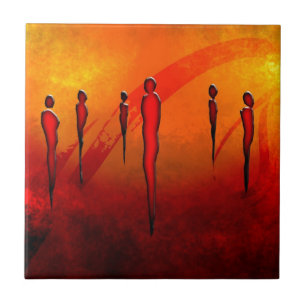 Retro Vintage Artgeschenke 22 Afrikas Fliese