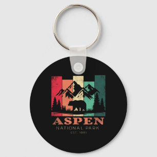 Retro Vintage Aspen Colorado Souvenir Kinder Wande Schlüsselanhänger