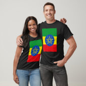 Retro Vintage äthiopische Nationalflagge Äthiopien T-Shirt (Unisex)