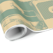 Retro Vintage Audioartkassettenabdeckung Geschenkpapier (Rolleneckpunkt)