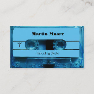 Retro-Vintage-Audiostil-Kassettencover Visitenkarte