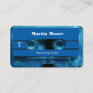 Retro-Vintage-Audiostil-Kassettencover Visitenkarte