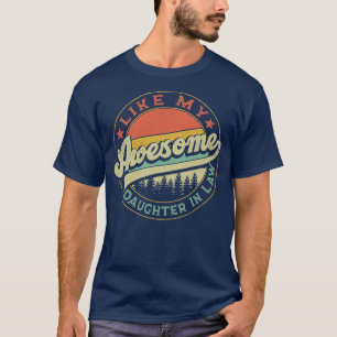 Retro Vintage Awesome wie meine Schwiegertochter T-Shirt