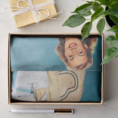 Retro Vintage Backdame Decoupage Seidenpapier (Geschenk)