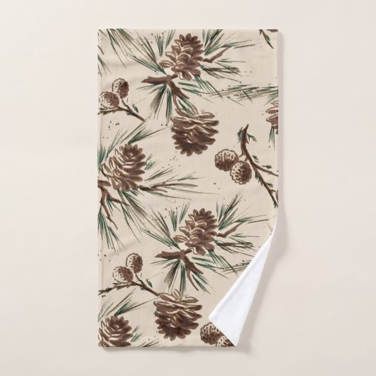 Retro Vintage Badhandtuch Set (Handtuch)