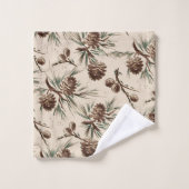 Retro Vintage Badhandtuch Set (Waschlappen)