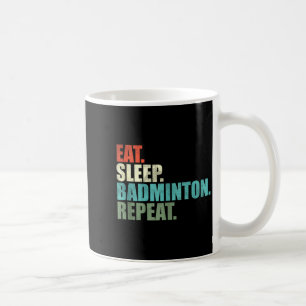 Retro-Vintage-Badminton-Spieler-Tanktop Kaffeetasse