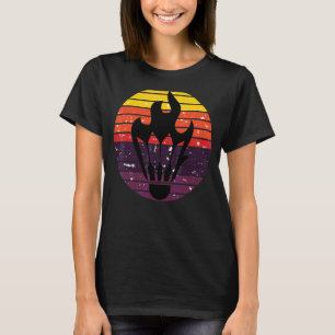 Retro Vintage Badminton Sports Player Coach Graph T-Shirt