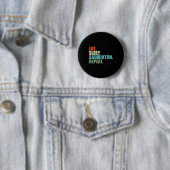 Retro-Vintage-Badmintonspieler Button (Beispiel)