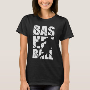 Retro Vintage Basketball Design Für Basketball Pla T-Shirt