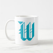 Retro Vintage Benutzerinitiale Kaffeetasse (Links)