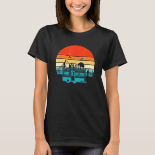 Retro Vintage Berge Rv Camping Anhänger Männer Fra T-Shirt
