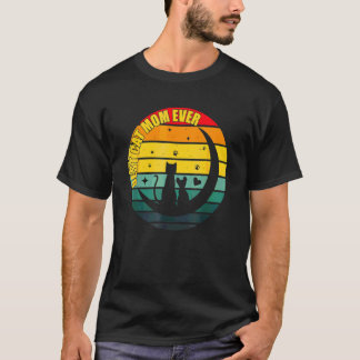 Retro Vintage Beste Katzenmutter überhaupt Katze T-Shirt