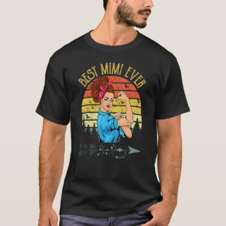 Retro Vintage Beste Mimi überhaupt Mimi Muttertag T-Shirt