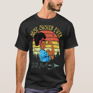 Retro Vintage Beste Schwester überhaupt Schwester T-Shirt