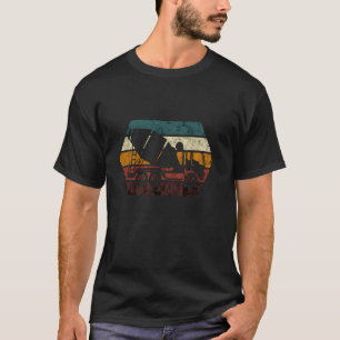 Retro Vintage Betonmischer Zementmischer LKW T-Shirt