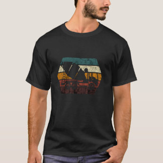 Retro Vintage Betonmischer Zementmischer LKW T-Shirt