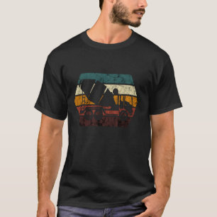 Retro Vintage Betonmischer Zementmischer LKW T-Shirt
