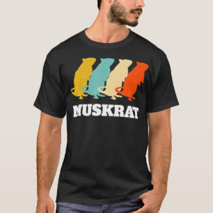 Retro Vintage Bisamratte T-Shirt