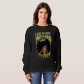 Retro Vintage Black Excellence African Pride Histo Sweatshirt (Vorne ganz)