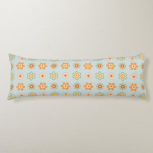 Retro Vintage Blumenmuster Floral Daisy  Seitenschläferkissen
