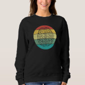 Retro Vintage Brain Neuroscience Sweatshirt (Vorderseite)