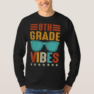 Retro Vintage Brille 8. Klasse Vibes Zurück zur Sc T-Shirt