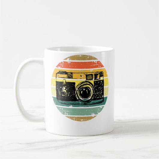 Retro Vintage Camera Photographer Gift Photography Kaffeetasse (Links)