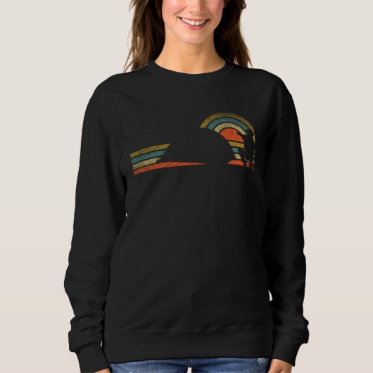 Retro vintage camping hobby   3 sweatshirt (Vorderseite)