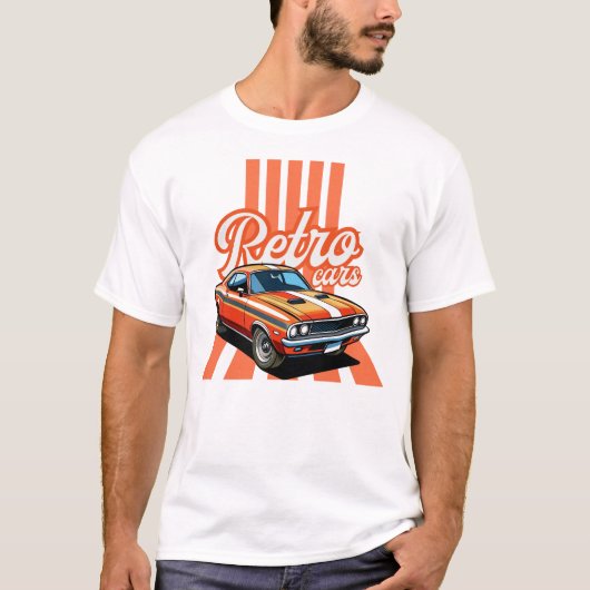 retro vintage cars classic T-Shirt (Vorderseite)