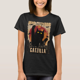 Retro Vintage Catzilla Tshirt 948 Copy
