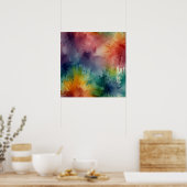 Retro Vintage Charme Kunstdruck Poster (Küche)