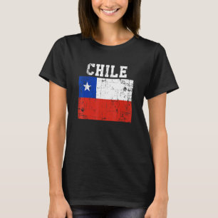 Retro Vintage Chile-Flagge Chilenische Wurzeln T-Shirt