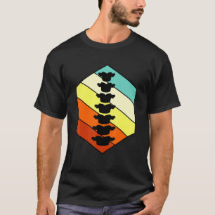 Retro Vintage Chiropraktiker Chiropraktik Chirurg T-Shirt