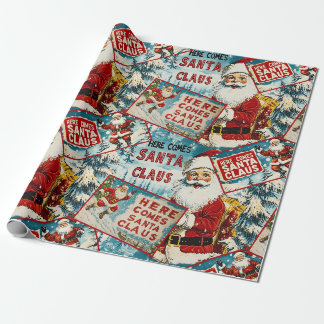 Retro Vintage Christmas: Hier kommt der Weihnachts Geschenkpapier