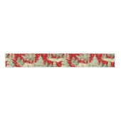 Retro Vintage Christmas Landscape Ripsband (Vorderseite)
