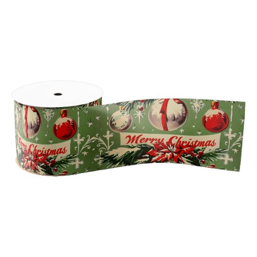 Retro Vintage Christmas: Mid Century Yuletide 3 Ripsband (Spule)