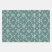 Retro Vintage Christmas Trio Style E Geschenkpapier Set (Vorderseite 2)