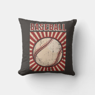 Retro Vintage Classic Grunge Baseball Kissen