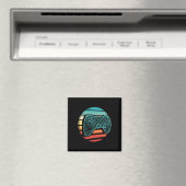 Retro-Vintage-Computerspiel-Controller Gamer Sonne Magnet (In Situ (Geschirrspüler))